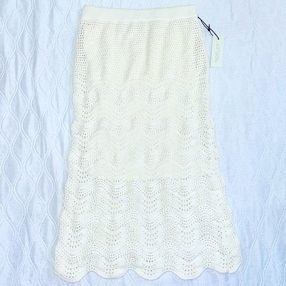 Rachel Zoe knit cropped top and skirt set size M - Picture 7 of 14